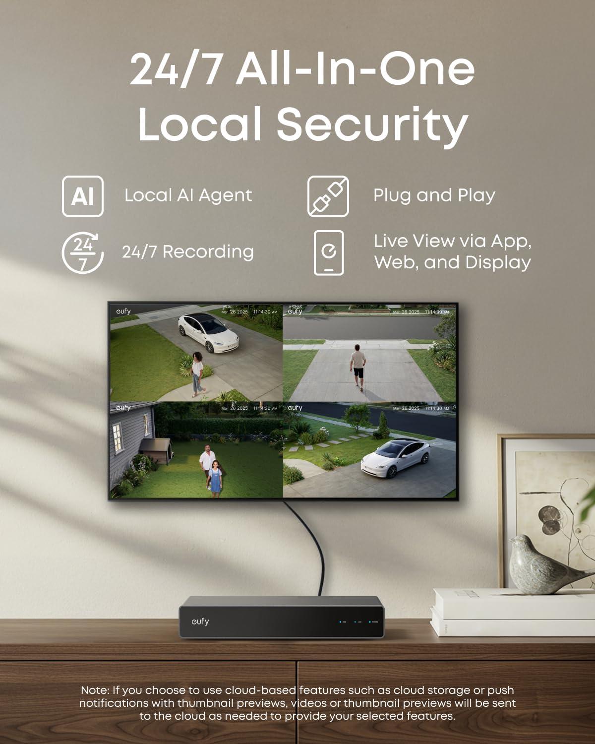imageeufy PoE NVR Security System S4 Max  2 PoE Cam E41 AddOns