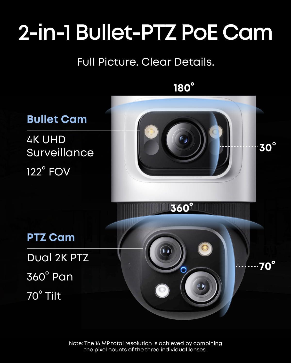 imageeufy PoE NVR Security System S4 Max  4 PoE Cam S4 AddOns