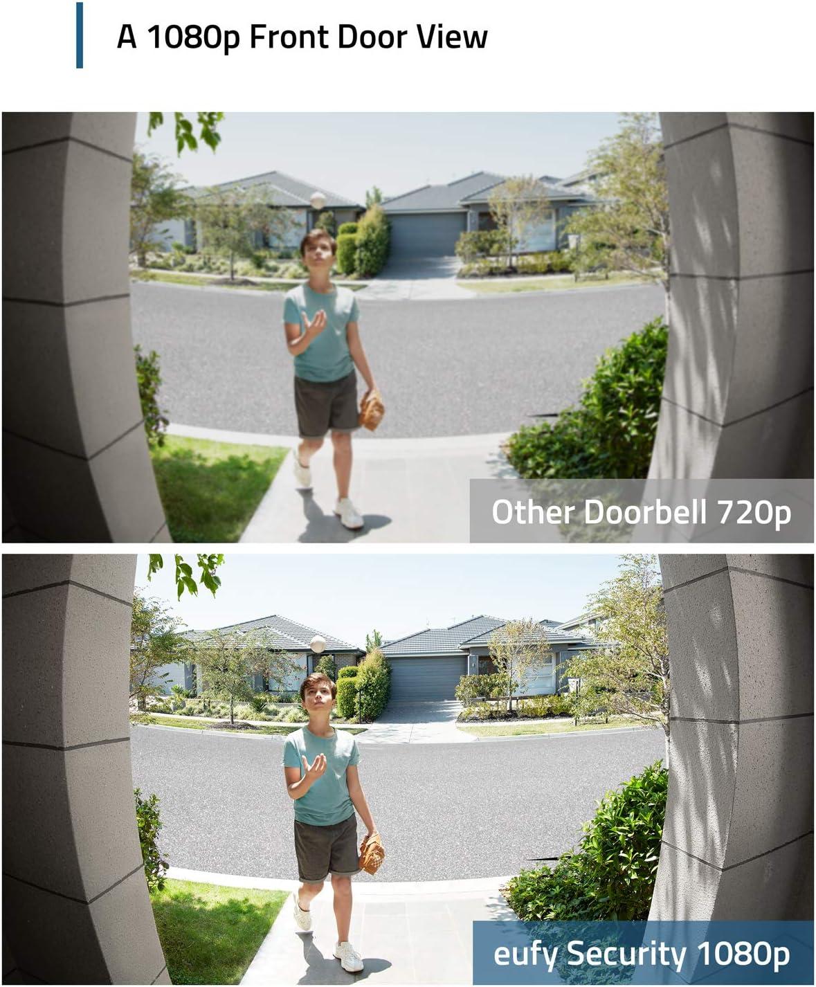 imageeufy Security Battery Video Doorbell C210 Kit 1080p No Subscription WiFi 120Day Battery Life AI Detection 2Way Audio Remote Monitoring