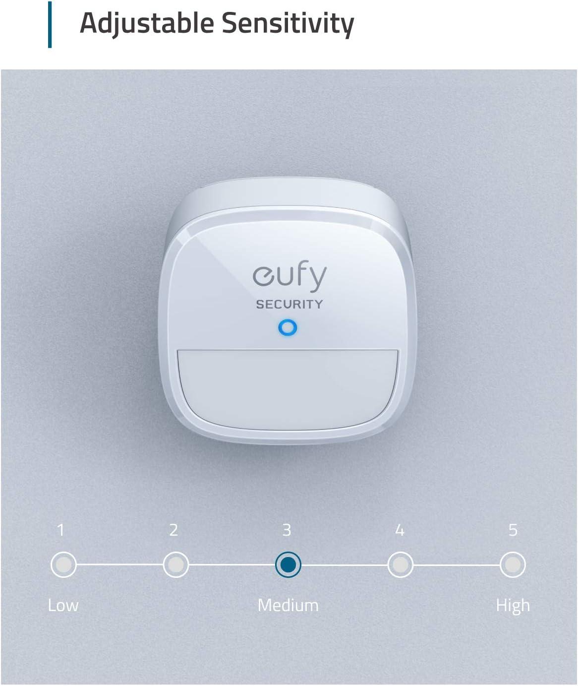 imageeufy Security Motion Sensor Home Alarm System 100 Coverage 30 ft Detection Range 2Year Battery Life Adjustable Sensitivity HomeBase Required Optional 247 Protection Service Home Security