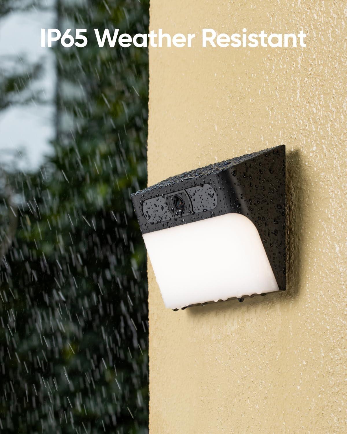 imageeufy Security Solar Wall Light Cam S120Solar Security CameraWireless Outdoor Camera Forever PowerMotion Activated LightAI DetectionIP65 WaterproofSpotlightNo Monthly Fee Renewed