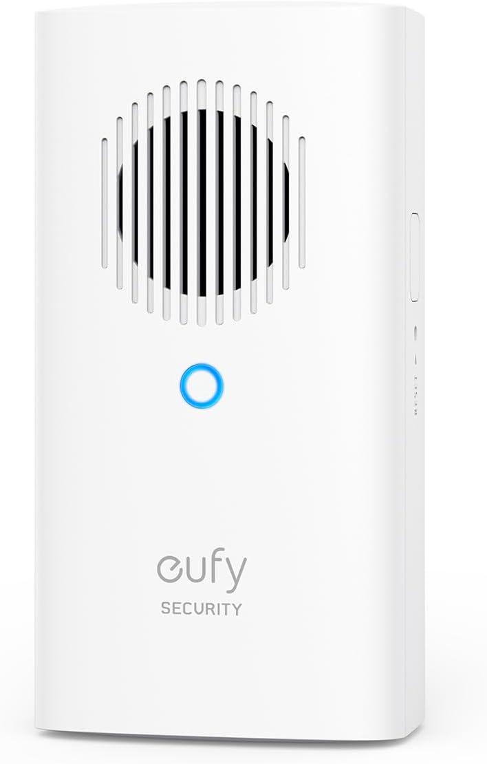 imageeufy Security Video Doorbell C30 with AddOn Chime Battery Powered 2K FHD 169 Expanded View Easy Installation Live Video Call Human and Motion Detection HomeBase S380 Compatible