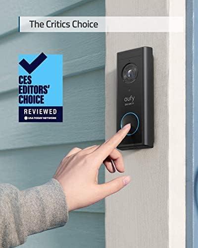 imageeufy Security Wireless Video Doorbell S220 Addon with 2K Resolution Video Easy SelfInstallation Enhanced Home Security CostEffective Compatible with HomeBase 1 2 3 E