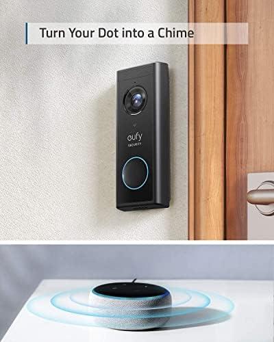 imageeufy Security Wireless Video Doorbell S220 Addon with 2K Resolution Video Easy SelfInstallation Enhanced Home Security CostEffective Compatible with HomeBase 1 2 3 E