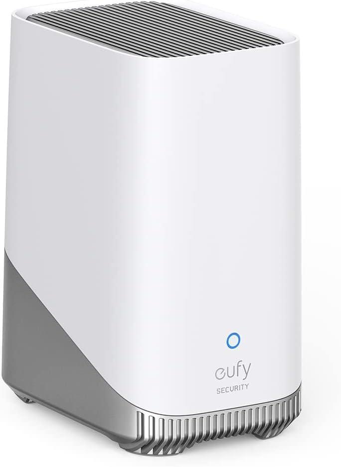 imageeufy security S220 SoloCam with HomeBase 3Solar Security Camera Wireless Outdoor Camera Continuous Power 2K Resolution Wireless 24 GHz WiFi No Monthly Fee HomeBase 3 Compatible