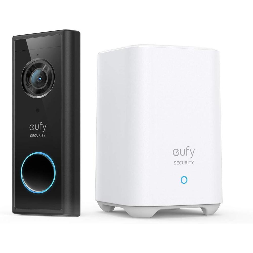 imageEufy Security Wireless Video Doorbell BatteryPowered with 2K HD No Monthly Fee OnDevice AI for Human Detection 2Way Audio Simple SelfInstallation Renewed
