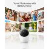 imageeufy Baby Monitor E20 2K Resolution 5 720p Display Hybrid Connection WiFi ampamp No WiFi Control PanTilt 4 Zoom Night Vision Builtin Battery Camera ANR Smart Alerts 247 Recording