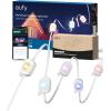 imageeufy Permanent Outdoor Lights E22 50ft with 30 TripleLED Lights Smart RGBWW Daily and Holiday Up to IP67 Waterproof AI Lighting Themes for Halloween Christmas BlackWhite
