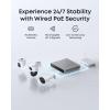 imageeufy PoE Bullet Security Camera E40 NVR Add On Cam 4K UHD 122 FOV F16 Color Night Vision 247 Recording HumanVehiclePet AI Detection Red and Blue Strobe Plug and PlayTurret Addon Cam