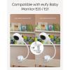 imageeufy Security Baby Monitor Crib Mount Compatible with eufy Baby Monitor E20E21 16 Inch Flexible Arm Bracket Attach to Baby Crib No Tools Needed No Wall Damage Camera Not Included