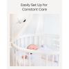 imageeufy Security Baby Monitor Crib Mount Compatible with eufy Baby Monitor E20E21 16 Inch Flexible Arm Bracket Attach to Baby Crib No Tools Needed No Wall Damage Camera Not Included