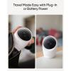 imageeufy Security Baby Monitor E20 AddOn Camera 2K HD Resolution 330 Pan and 60 Tilt 4 Zoom Night Vision 5000mAh Builtin Battery ANR