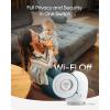 imageeufy Security Baby Monitor E21 AddOn Camera 4K UHD Resolution 330 Pan and 60 Tilt 8 Zoom Night Vision 5000mAh Builtin Battery ANR