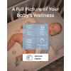 imageeufy Security Baby Smart Sock Baby Monitor with 24 GHz WiFi Track Sleep Patterns Naps Heart Rate AI Cry Detection Pan and Tilt No Monthly Fee
