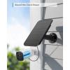 imageeufy Security Certified eufyCam Solar Panel Compatible with eufyCam Continuous Power Supply 26W Solar Panel IP65 Weatherproof BlackBlack