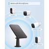 imageeufy Security Certified eufyCam Solar Panel Compatible with eufyCam Continuous Power Supply 26W Solar Panel IP65 Weatherproof BlackBlack