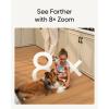 imageeufy Security Indoor Cam S350 with Smart Display E10 Dual Cameras 4K UHD Security Camera with 8 Zoom 360 Camera Baby Monitor Pet camera HumanPet Detection AI Tracking 24G5G WiFi Plug in