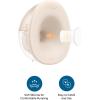 imageeufy Security Original 24mm Flange 2Pack Replacement Accessories for Wearable Breast Pump E20S1S1 Pro HeatFlow Technology FoodGrade Silicone Durable Comfortable Ergonomic FitSizing Insert 21mm2