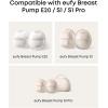 imageeufy Security Original 24mm Flange 2Pack Replacement Accessories for Wearable Breast Pump E20S1S1 Pro HeatFlow Technology FoodGrade Silicone Durable Comfortable Ergonomic FitE20S1S1 Pro Flange 27mm2