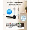 imageeufy Security Smart Lock C220 with Handleset Fingerprint Keyless Entry Door Lock Builtin WiFi App Remote Control Front Door Deadbolt 8 Months Battery IP53 Waterproof BHMA CertifiedNickel