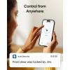 imageeufy Security Smart Lock C220 with Handleset Fingerprint Keyless Entry Door Lock Builtin WiFi App Remote Control Front Door Deadbolt 8 Months Battery IP53 Waterproof BHMA CertifiedNickel