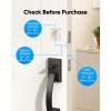 imageeufy Security Smart Lock C220 with Handleset Fingerprint Keyless Entry Door Lock Builtin WiFi App Remote Control Front Door Deadbolt 8 Months Battery IP53 Waterproof BHMA CertifiedBlack