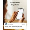 imageeufy Security Smart Lock C220 with Handleset Fingerprint Keyless Entry Door Lock Builtin WiFi App Remote Control Front Door Deadbolt 8 Months Battery IP53 Waterproof BHMA CertifiedBlack