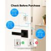 imageeufy Security Smart Lock C30 Keyless Entry Door Lock Builtin WiFi Keypad Deadbolt for Front Door No Bridge Required Easy Installation App Remote Control Reliable Power BHMA Grade 3 NickelBlack
