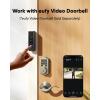 imageeufy Security Smart Lock C30 Keyless Entry Door Lock Builtin WiFi Keypad Deadbolt for Front Door No Bridge Required Easy Installation App Remote Control Reliable Power BHMA Grade 3 NickelNickel