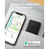 imageeufy Security SmartTrack Card E30 Black 1Pack Works with Apple Find My iOS Only Wallet Tracker Phone Finder Up to 3Year Battery LifeAndroid Not Supported Water Resistant