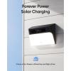 imageeufy Security Solar Wall Light Cam S120 Solar Security Cameras Wireless Outdoor Camera Forever Power Motion Activated Light AI Detection IP65 Waterproof Spotlight No Monthly Fee1Cam Pack