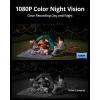 imageeufy Security Solar Wall Light Cam S120 Solar Security Cameras Wireless Outdoor Camera Forever Power Motion Activated Light AI Detection IP65 Waterproof Spotlight No Monthly Fee1Cam Pack