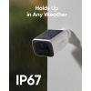 imageeufy Security SoloCam S220 2Cam Pack Solar Security Camera Wireless Outdoor Camera Continuous Power 2K Resolution Wireless 24 GHz WiFi No Monthly Fee HomeBase 3 Compatible2Cam Pack