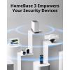 imageeufy Security SoloCam S340 with HomeBase 3 Solar Security Camera Wireless Outdoor Camera 360 Surveillance No Blind Spots 24 GHz WiFi No Monthly Fee HomeBase S380 Compatible