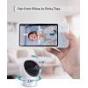 imageeufy Security Spaceview Video Baby Monitor E110 with Camera and Audio Security Camera 720p HD Resolution Night Vision 5quot Display 110 WideAngle Lens Included Lullaby Player Sound Alert