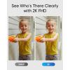 imageeufy Security Video Doorbell Camera C31Extra Rechargeable Battery Pack2K FHDDual Power OptionsLive Video Call247 RecordingHuman and Motion DetectionHomeBase S380 CompatibleNo Monthly FeeBattery or Wired Doorbell  Extra Battery
