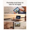 imageeufy Security Video Doorbell E340 Battery Powered with Smart Display E10 Dual Cameras with Delivery Guard 2K Full HD and Color Night Vision No Monthly Fee