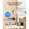 imageeufy Security Video Smart Lock S330 3in1 CameraDoorbellFingerprint Keyless Entry Door Lock Smart WiFi Deadbolt for Front Door App Remote Control SD Card Required Chime IncludedVideo Lock