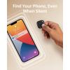 imageeufy Security by Anker SmartTrack Link Black 1Pack Android not Supported Works with Apple Find My iOS only Key Finder Bluetooth Tracker for Earbuds and Luggage Phone Finder Water Resistant1 pack