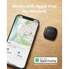 imageeufy Security by Anker SmartTrack Link Black 1Pack Android not Supported Works with Apple Find My iOS only Key Finder Bluetooth Tracker for Earbuds and Luggage Phone Finder Water Resistant1 pack
