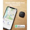 imageeufy Security by Anker SmartTrack Link Black 1Pack Android not Supported Works with Apple Find My iOS only Key Finder Bluetooth Tracker for Earbuds and Luggage Phone Finder Water Resistant2 pack