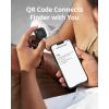 imageeufy Security by Anker SmartTrack Link Black 1Pack Android not Supported Works with Apple Find My iOS only Key Finder Bluetooth Tracker for Earbuds and Luggage Phone Finder Water Resistant1 pack