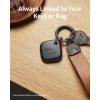 imageeufy Security by Anker SmartTrack Link Black 1Pack Android not Supported Works with Apple Find My iOS only Key Finder Bluetooth Tracker for Earbuds and Luggage Phone Finder Water Resistant1 pack