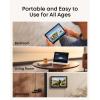 imageeufy Security eufy Smart Display E10 Smart Home Hub 8quot Control Panel Compatible Devices Four Views on One Screen Instant Door Alerts Daily Event Reports One Tap Control