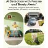 imageeufy Security eufyCam C35 4Cam Kit Wireless Security IndoorOutdoor Camera Magnetic Mount Color Night Vision Local Storage No Monthly Fee IP67 Facial Recognition Solar Panel Compatible White