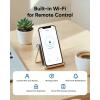 imageeufy Smart Lock C33 Keypad Door Lock with Handle Fingerprint Door Knob Keyless Entry Door Lock for Front Door and Bedrooms Electronic Deadbolt WiFi Remote App Control IP53 Waterproof NickelNickel