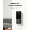 imageeufy Smart Lock E31 Fingerprint Keyless Entry Door Lock with Apple Home Ecosystem for Front Door or Back Supports Matter Apple Home Alexa Google 10000mAh Battery Auto LockMatter  WiFi  Fingerprint  10000mAh battery