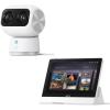 imageeufy Security Indoor Cam S350 with Smart Display E10 Dual Cameras 4K UHD Security Camera with 8 Zoom 360 Camera Baby Monitor Pet camera HumanPet Detection AI Tracking 24G5G WiFi Plug in