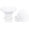 imageeufy Security Original 24mm Flange 2Pack Replacement Accessories for Wearable Breast Pump E20S1S1 Pro HeatFlow Technology FoodGrade Silicone Durable Comfortable Ergonomic FitSizing Insert 15mm2