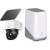 imageeufy Security SoloCam S340 with HomeBase 3 Solar Security Camera Wireless Outdoor Camera 360 Surveillance No Blind Spots 24 GHz WiFi No Monthly Fee HomeBase S380 Compatible